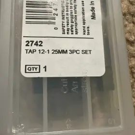 469-12125 A-1 SUPPLY Tap Set Taper Plug Bottom Carbon Steel #2