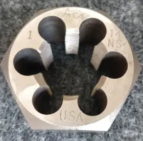 416-06414 ACE Ns Hex Die Rethread