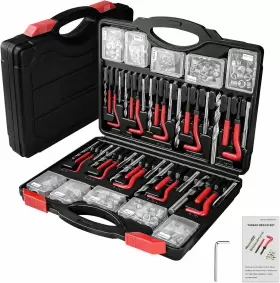 TRK001 AJULYBEE Helicoil Thread Repair Hss Drill Kit #2