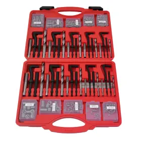 Bfo Wq3pnj 338pcs Sae Metric Thread Repair Kit For Engine Automotive Strip Restore New