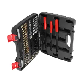 Bfo Xdn6j0 Heavy Duty Thread Repair Kit 61pc Heat-treated Steel Unc/unf/metric With Files