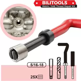 689991056168 BILITOOLS Thread Repair Hss Drill Helicoil Kit #3