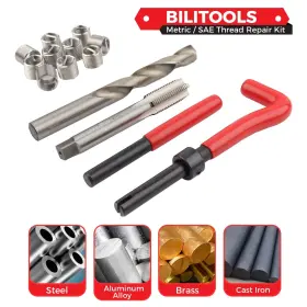 974676371914 BILITOOLS Thread Repair Hss Drill Helicoil Kit #3