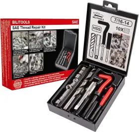 980994 BILITOOLS Thread Repair Hss Drill Helicoil Kit