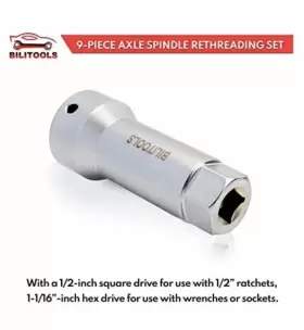 B1L92771 BILITOOLS Axle Spindle Thread Chaser Set Rethreading #3