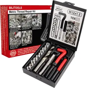 B1L98093 BILITOOLS Thread Repair Hss Drill Helicoil Kit M12
