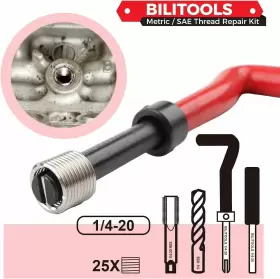 B1L980991 BILITOOLS Thread Repair Hss Drill Helicoil Kit #2