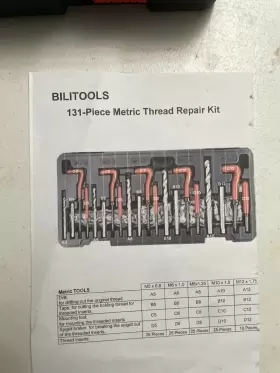 TM1001 BILTOOLS Thread Repair Drill Unf Kit #3