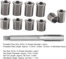 CAMRUSICSRVW1570YE CAMRUSIC Spark Plug Thread Repair Bolt Tap #2