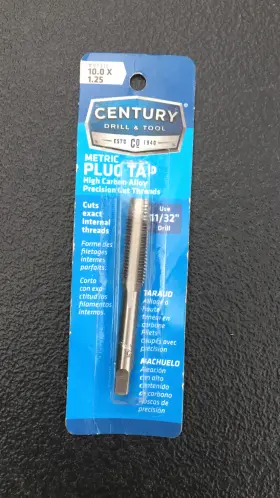 97316 CENTURY High Carbon Alloy Plug Tap