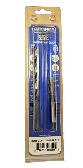06550 CHAMPION Plug Tap Drill Bit