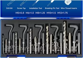 LEPAZIA58647 CO-Z Thread Repair Tool Hss Drill Bits Taps Kit