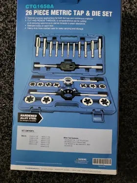 CTG1658A CORNWELL Tools Tap Die Set #2
