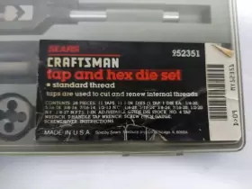 952351 CRAFTSMAN Tap Hexagon Die Set #2
