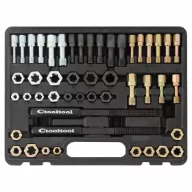 WO0METRIC CTOOLTOOL Thread Chaser Set Restorer Tap Die Kit #2