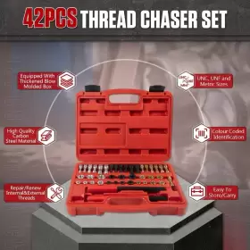 20221227 DUOYI Thread Chaser Set Repair Tool Unf Rethreading #2