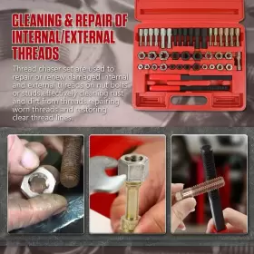 20221227 DUOYI Thread Chaser Set Repair Tool Unf Rethreading #3