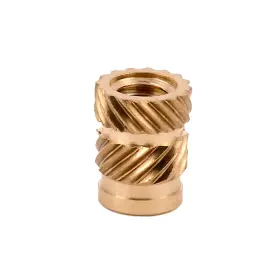 E-z Lok Hi-132-wh E-z Threaded Insert For Plastic Straight Flush Brass One Size Plain