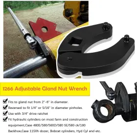 EGQP765881 EG-AUTO Spanner Tool Hydraulic Cylinders Gland Nut #2