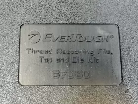 67080 EVERTOUGH Thread Restoring File Tap Die Kit #3