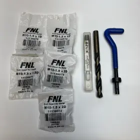 140920 FNL Coil Tool Plug Thread Tap Drill Bit Kit