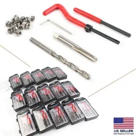 550729319476 FORTODAYYUS Thread Repair Tool Helicoil Coil Kit