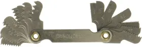 HAN12018 GENDEN A/P TOOLS Irwin Leaf Standard Thread Gauge