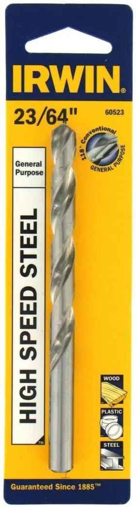 HAN60523 GENDEN A/P TOOLS Irwin Drill High Steel Hanson