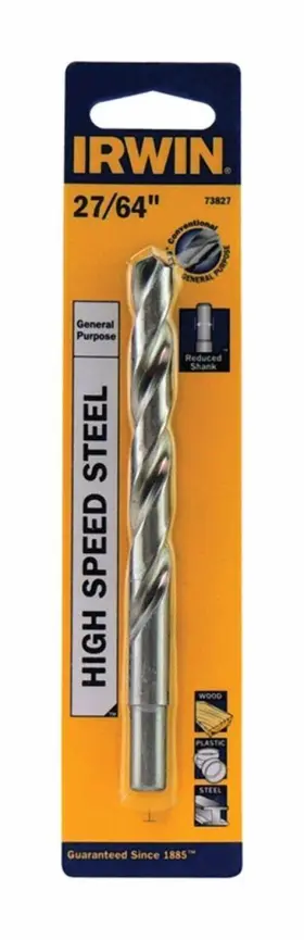 HAN73827 GENDEN A/P TOOLS Irwin Drill Bit Reduced Shank