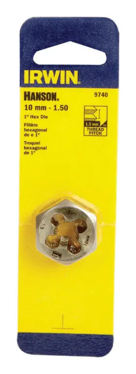 HAN9740 GENDEN A/P TOOLS Irwin Die Hex Hanson