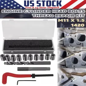 GMQP01654 GM-MOTOR Head Thread Bolt Repair Tool Engine Kit