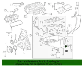 11503302 GM PARTS Drain Plug #2