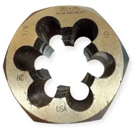 24156 HANSON Edp Hex Rethreading Bolt Die #3