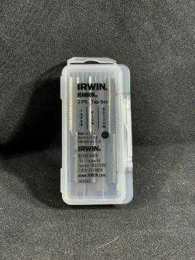 2639 HANSON Tap Set Irwin Taper Plug Bottom Carbon Steel