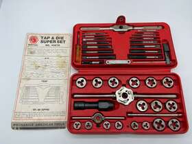 6312 HANSON Superhex Standard Set Taps Dies Henry Ace