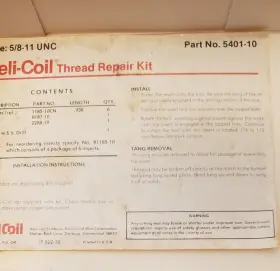 5401-10 HELICOIL Master Thread Repair Heli Coil Kit #2
