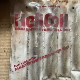 5522-15 HELICOIL Tools High Steel Drill Set Master Thread #3