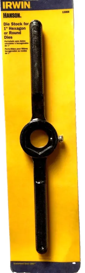 12008 IRWIN Hex Round Dies Tap Handle Wrench