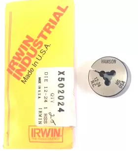 502024 IRWIN Hss Od Round Die Hanson