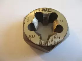 7405RD IRWIN Mac Tools Npt Pipe Hex Die Rethread #2