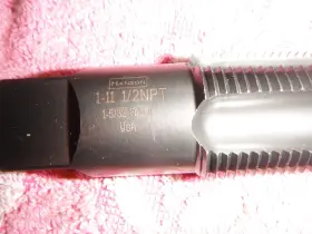 1905-ZR IRWIN HANSON Npt Taper Pipe Tap Carbon Steel Zr #3