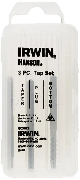 2524 IRWIN HANSON Tools Set High Carbon Steel Screw Tap