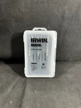2667 IRWIN HANSON Ns Tap Set Taper Plug Bottom Carbon Steel