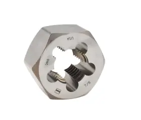 7761 IRWIN HANSON Hex Die Left Rethreading Carbon Steel