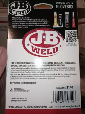 2140 JB WELD Fix Auto Repair Kwickweld Steelstick Extreme Kit #2