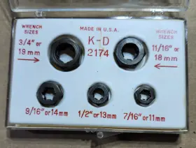 2227 K-D MANUFACTURING Hex Rethreader Taps Die #2