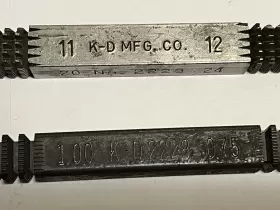 2228-2229 K-D TOOLS Thread Chaser Restorer File Set #3