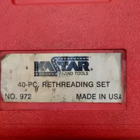 KAS972 KASTAR/LANG Rethreading Set Thread Restorer Kit #3