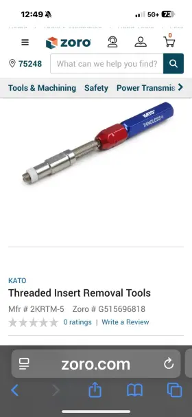 2KRTM-5 KATO Kati Helicoil Tool M5X