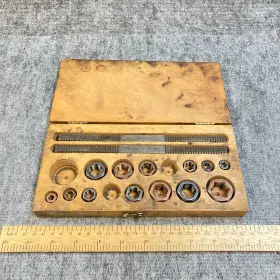 TD-16 KEN TOOL Rethreading Die File Set Wood